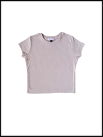 Load image into Gallery viewer, Cropped Ribbed Tee
