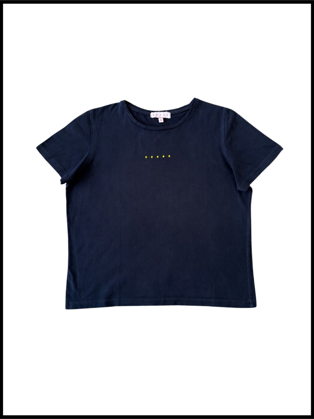 Cotton Tee Yellow Logo