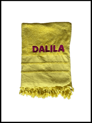PERSONALIZED BEACH TOWEL